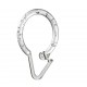 SHOWER CURTAIN RING PLASTIC TRANSPARENT